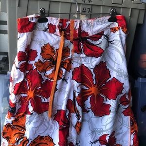 Hawaii Men’s Floral Swim Trunk Short Size 36